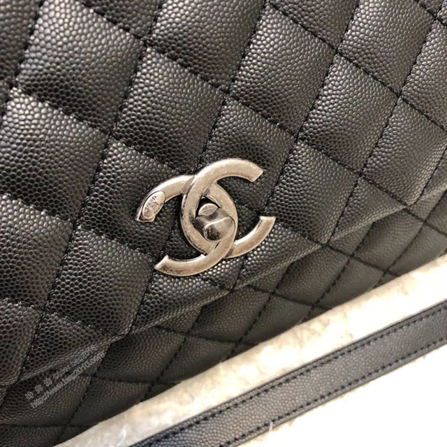 Chanel女包 92991 Chanel鏈條包 小顆粒球紋皮 最頂級複刻手工製作 香奈兒爆款手提女包  djc3944
